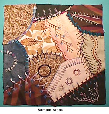 A FUN CRAZY PATCHWORK FLOWER BLOCK YOU HAVE TO MAKE!